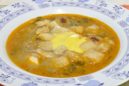 Polévka z kapra s česnekovou majonézou  – Střední Česko recept, zvládnete za 45 - 60 minut